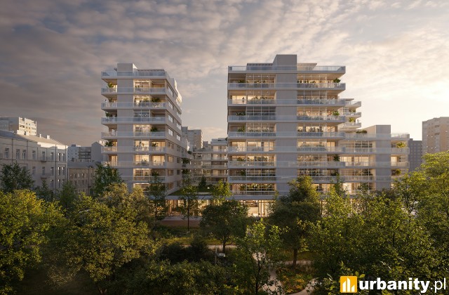 Projekt inwestycji Apartamenty M7 w Warszawie, wiz. materiały dewelopera