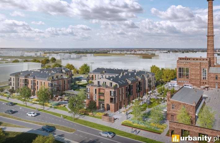 Projekt Cukrowni w Pruszczu Gdańskim ,wiz. materiały dewelopera