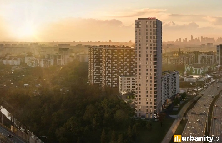 projekt osiedla Mocha Tower na Pradze-Południe, wiz. materiały inwestora