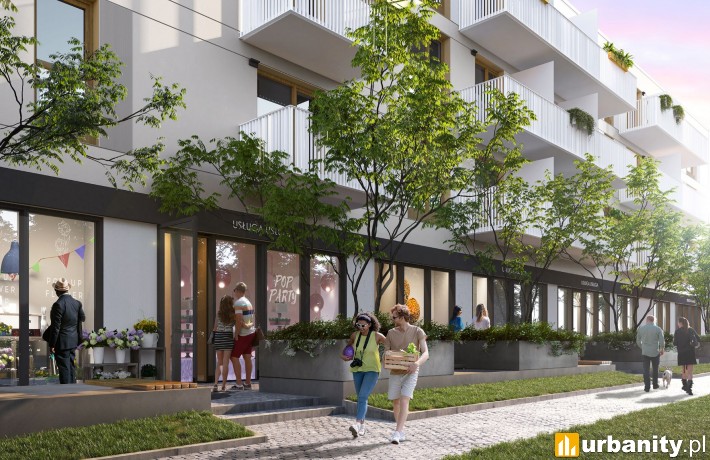 Nova Viva Garden - projekt nowego osiedla w Warszawie - wizualizacja