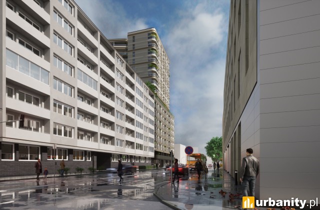 Osnowa - nowy projekt deweloperski firmy Acatom w Katowicach, wiz. Rafał Drobczyk Architektura Potrzeb