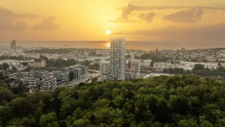 SkyCity Gdynia, wizualizacja kompleksu, wiz. materiały dewelopera