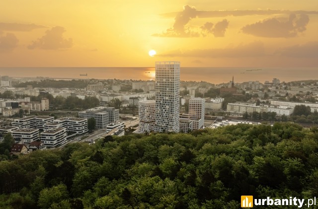 SkyCity Gdynia, wizualizacja kompleksu, wiz. materiały dewelopera
