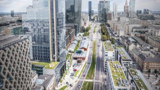 Nowe wizualizacje wieżowca w centrum Warszawy. Wiosną docelowa wysokość