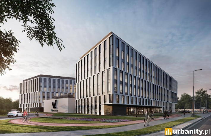 Projekt architektoniczny biurowca V.Offices w Krakowie