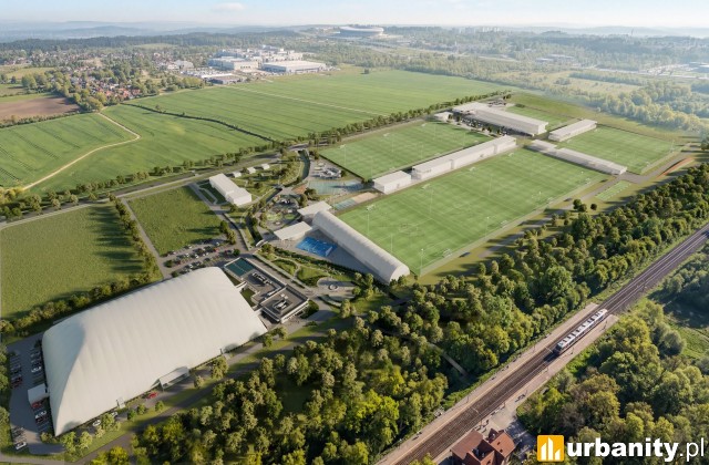 Wrocławskie Centrum Sportu - I etap, wiz. materiały inwestora