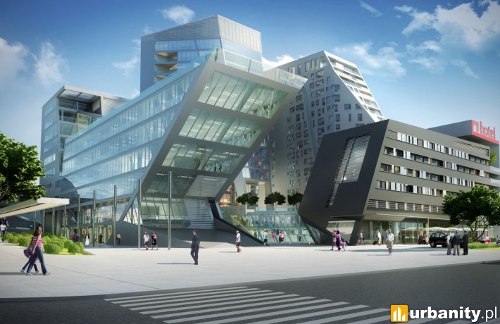 Pierwotny projekt kompleksu Centaurus w Olsztynie