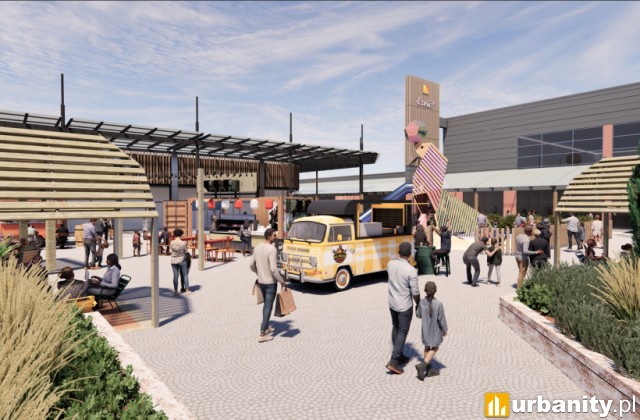 Park Handlowy Matarnia w Gdańsku, wizualizacja, wiz. materiały inwestora