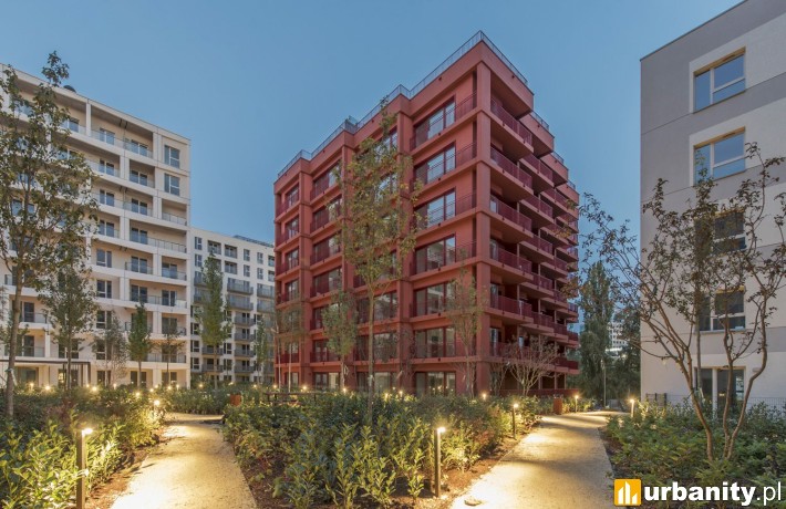 Gotowe budynki osiedla Modern Mokotów, fot. Archicom