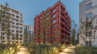 Gotowe budynki osiedla Modern Mokotów, fot. Archicom