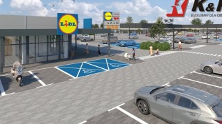 Projekt parku handlowego w Ostrzeszowie