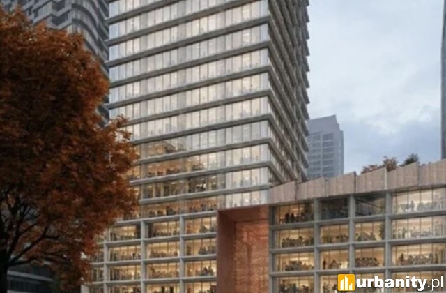 Koncepcja nowego biurowca w miejsce Pekao Tower, wiz. materiały inwestora