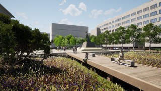 Plac Sejmu Śląskiego zostanie odbetonowany. Zniknie parking, a pojawi się zieleń