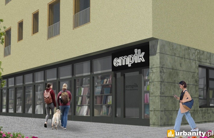 Tak wyglądał będzie salon Empik Plac Bankowy po remoncie, wiz. materiały inwestora