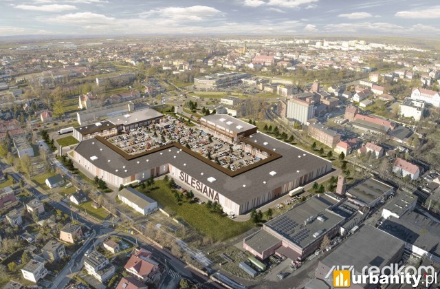 Projekt inwestycji Silesiana w Dzierżoniowie, wiz. materiały inwestora