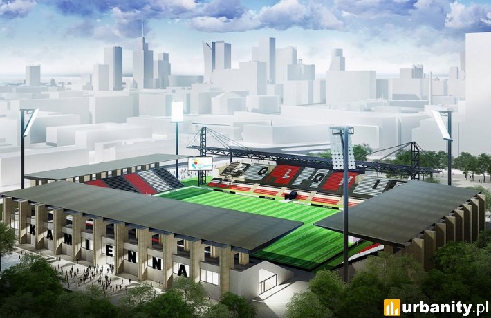 Nowy stadion Polonii w Warszawie - wizualizacja