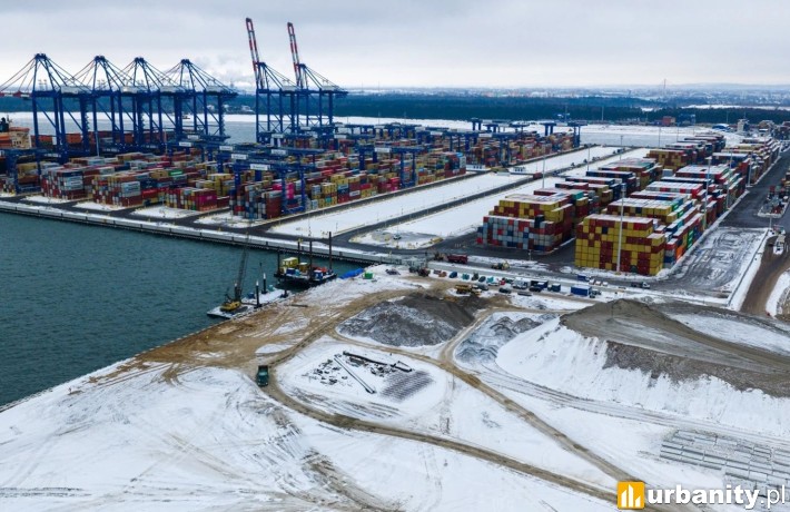 Terminal instalacyjny T5 - postęp prac, fot. pgebaltica.pl