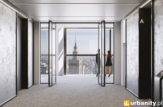 Nowa przestrzeń eventowa na 46. piętrze Varso Tower, wizualizacja Varso 46, wiz. materiały prasowe