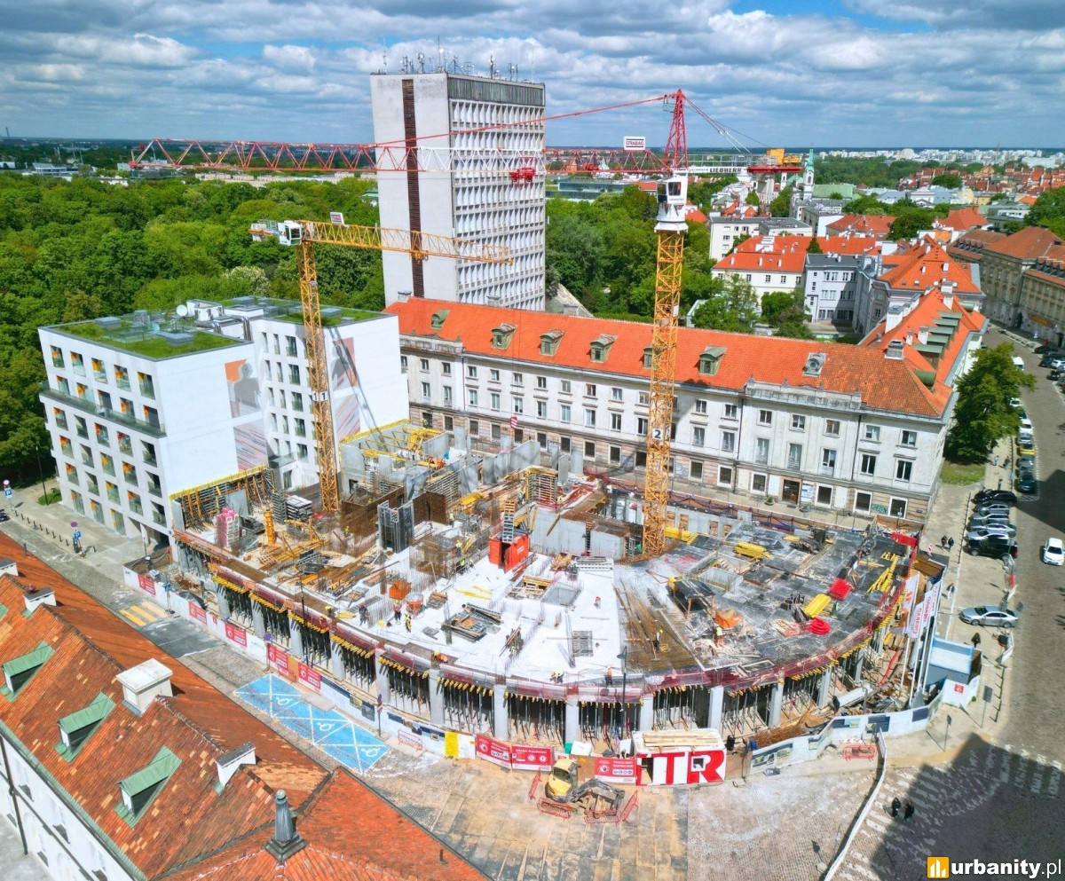 Śródmieście zyska nowy apartamentowiec. Luksusowa Villa Bogoria pnie się w górę