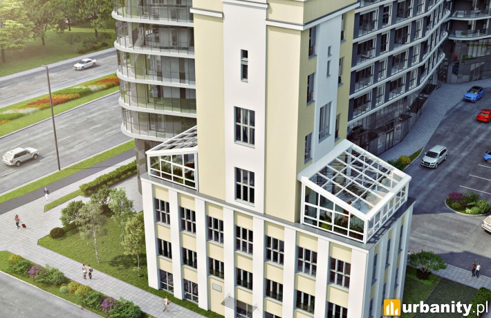 Wieża przy ulicy Kasprzaka, wizualizacja, wiz. materiały inwestora