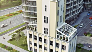 Wieża przy ulicy Kasprzaka, wizualizacja, wiz. materiały inwestora