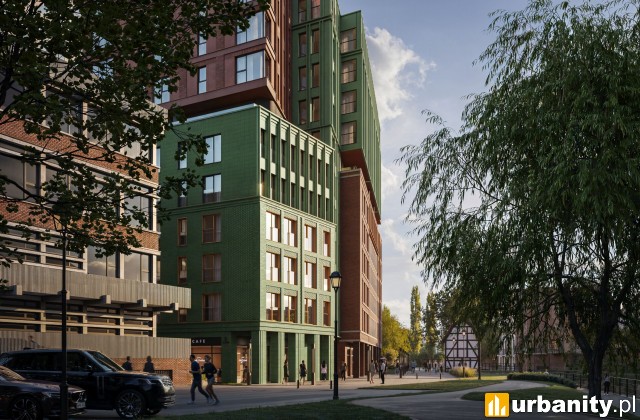 Projekt inwestycji Wodopój w Gdańsku, wiz. materiały dewelopera