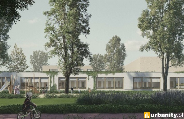 Nowa szkoła i przedszkole dla 1200 uczniów na Partynicach - CH+ Architekci