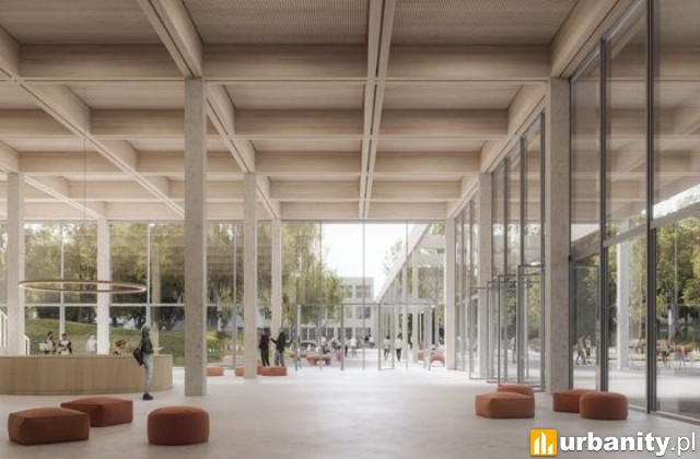 Nowy budynek Wydziału Informatyki, wiz. Heinle, Wischer und Partner Architekci