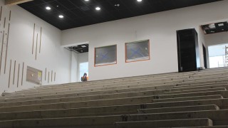 Powstające audytorium w Akademii Wymiaru Sprawiedliwości, fot. Antczak