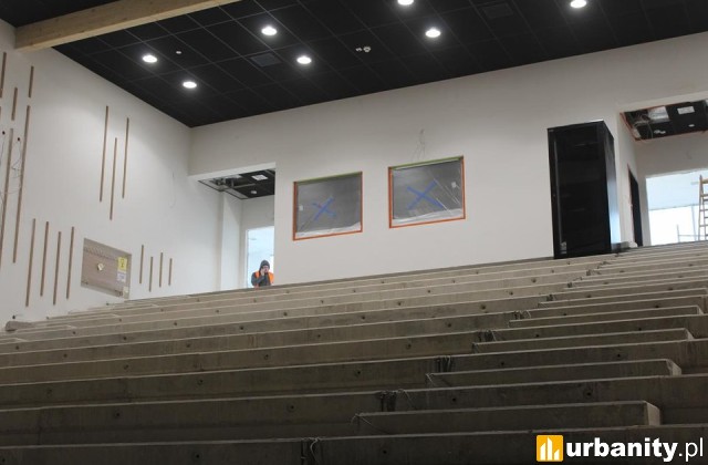 Powstające audytorium w Akademii Wymiaru Sprawiedliwości, fot. Antczak