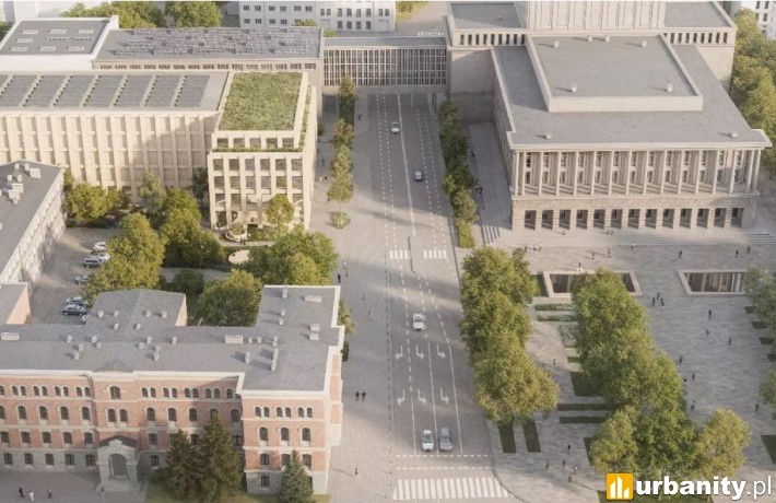Archiwum Państwowego w Łodzi wg. projektu biura z Berlina, wiz. Heinle, Wischer und Partner Architekci