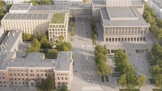 Archiwum Państwowego w Łodzi wg. projektu biura z Berlina, wiz. Heinle, Wischer und Partner Architekci