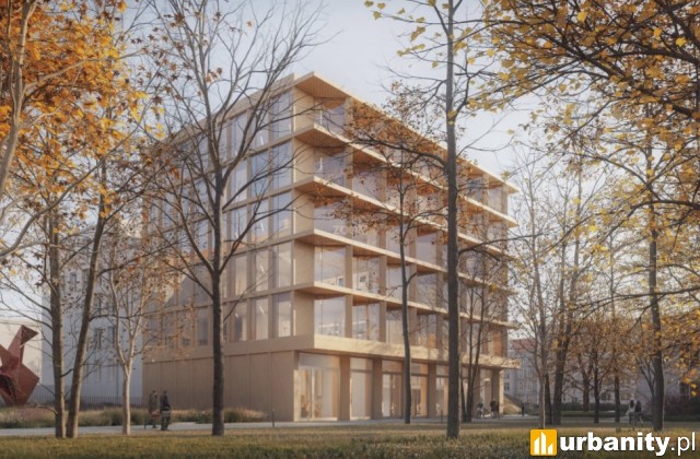 Zwycięska koncepcja na nowy budynek ASP Wrocław, wiz. Projekt Praga