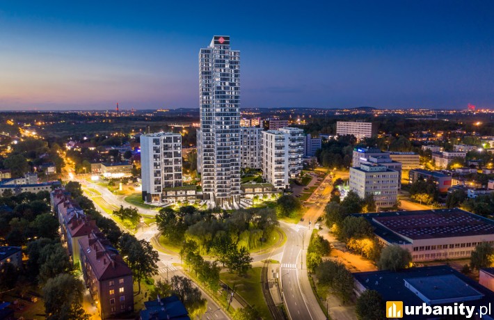 Atal Sky+ w Katowicach, wizualizacja, fot. materiały dewelopera