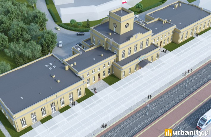 Projekt rewitalizacji dworca w Zbąszyniu