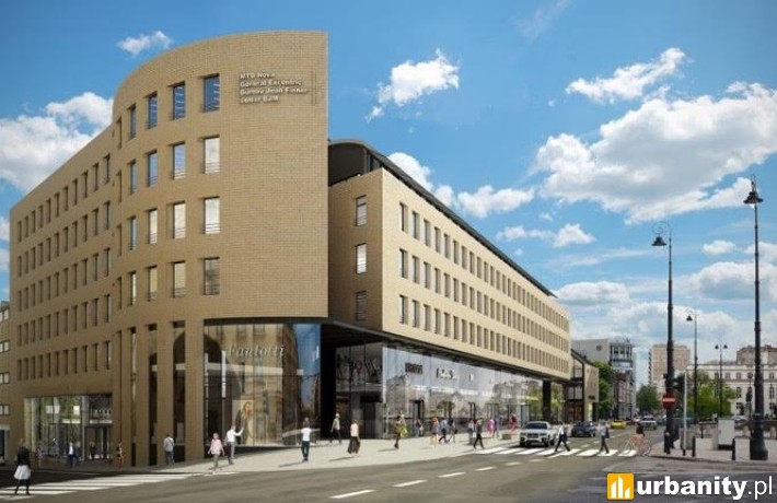 Projekt biurowca Ethos w Warszawie