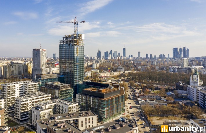 Docelowa wysokość wieżowca Forest w Warszawie