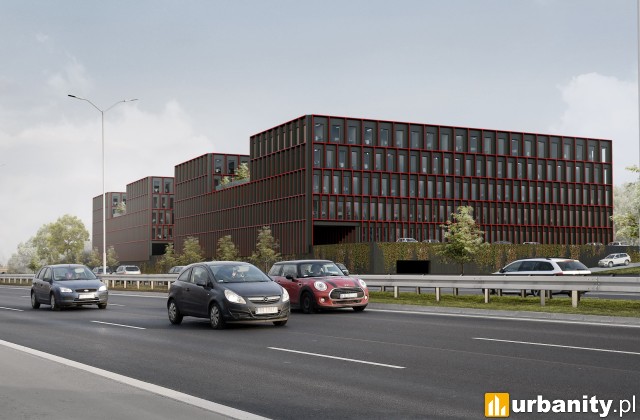 Nowa siedziba Prokuratura Katowice, wizualizacja, wiz. materiały inwestora