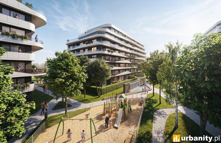 Projekt osiedla Royal Garden w Rzeszowie, wiz. materiały dewelopera