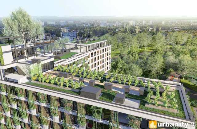 Wizualizacja inwestycji Semiramis w Katowicach, wiz. materiały dewelopera