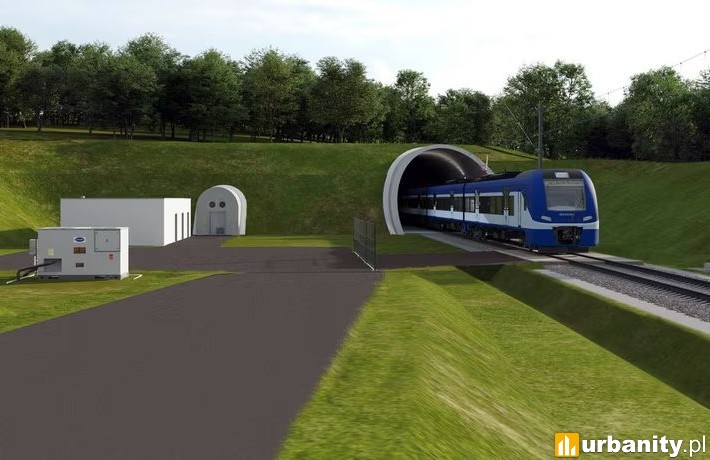 To będzie najdłuższy tunel kolejowy w Polsce, wiz. PKP PLK