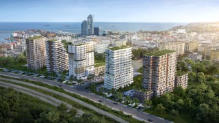 Projekt inwestycji Wenda w centrum Gdyni, wiz. materiały dewelopera
