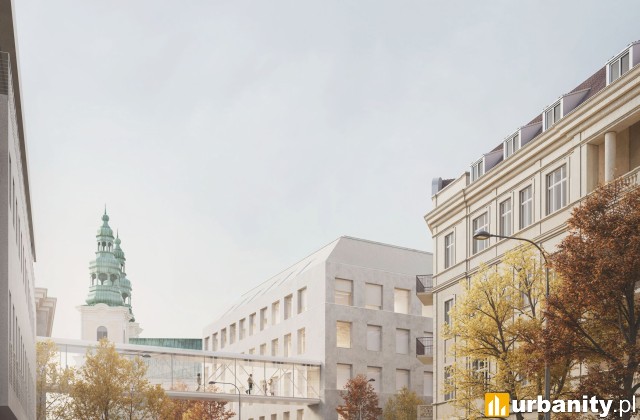 Projekt nowego budynku Wielkopolskiego Centrum Onkologii, wiz. WXCA