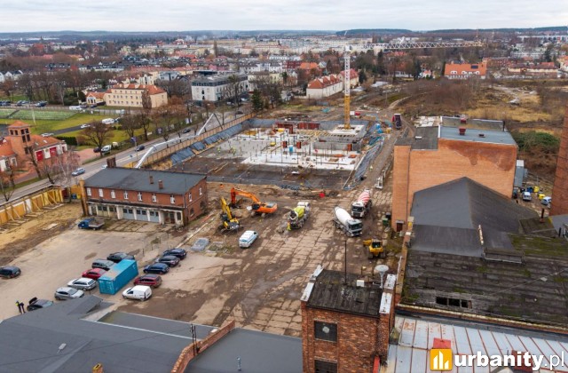 Curkownia w Pruszczu, postęp prac na styczeń 2026 roku, fot. NDI