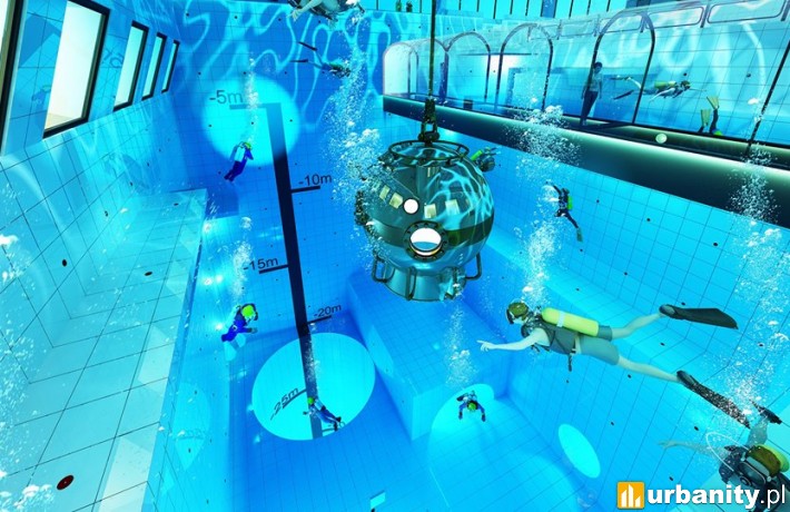 Projekt basenu Deepspot w Mszczonowie