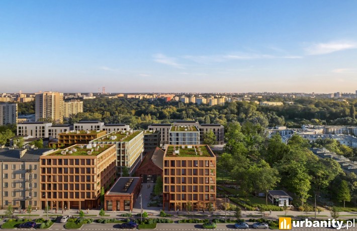Wizualizacja osiedla Fabryka Perun, wiz. materiały inwestora