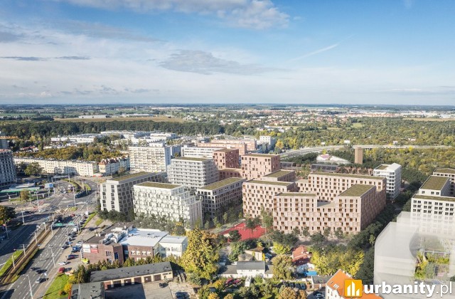 Koncepcja zabudowy terenów byłego FATu, wiz. Maćków