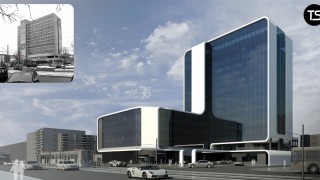 W Łodzi ruszyła rozbiórka prawie 50-metrowego hotelu. Co powstanie w jego miejsce?