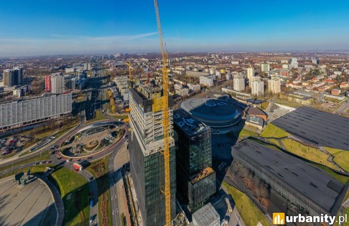 Budowa wieżowca .KTW II (fot. TDJ Estate)