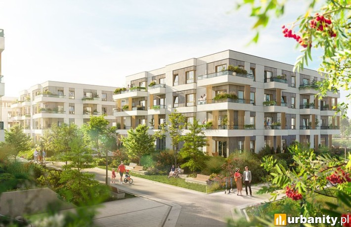 Projekt inwestycji Milanówek Zdrój, wiz. materiały dewelopera